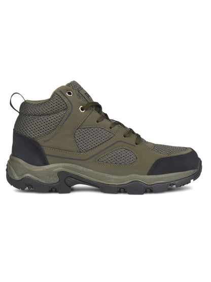 Hirolas Men's Outdoor Walking & Trekking Ankle Shoes - Olive