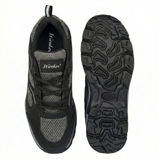 Hirolas Men's Outdoor Walking & Trekking  Shoes - Black