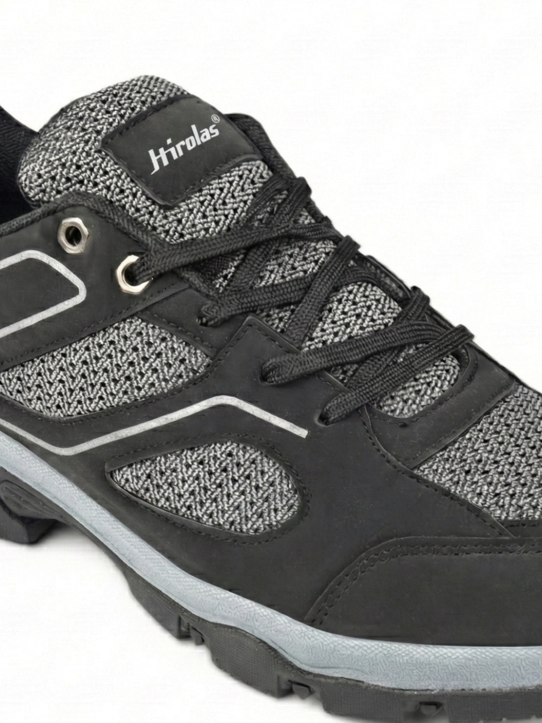 Hirolas Men Outdoor Walking & Trekking  Shoes - Black