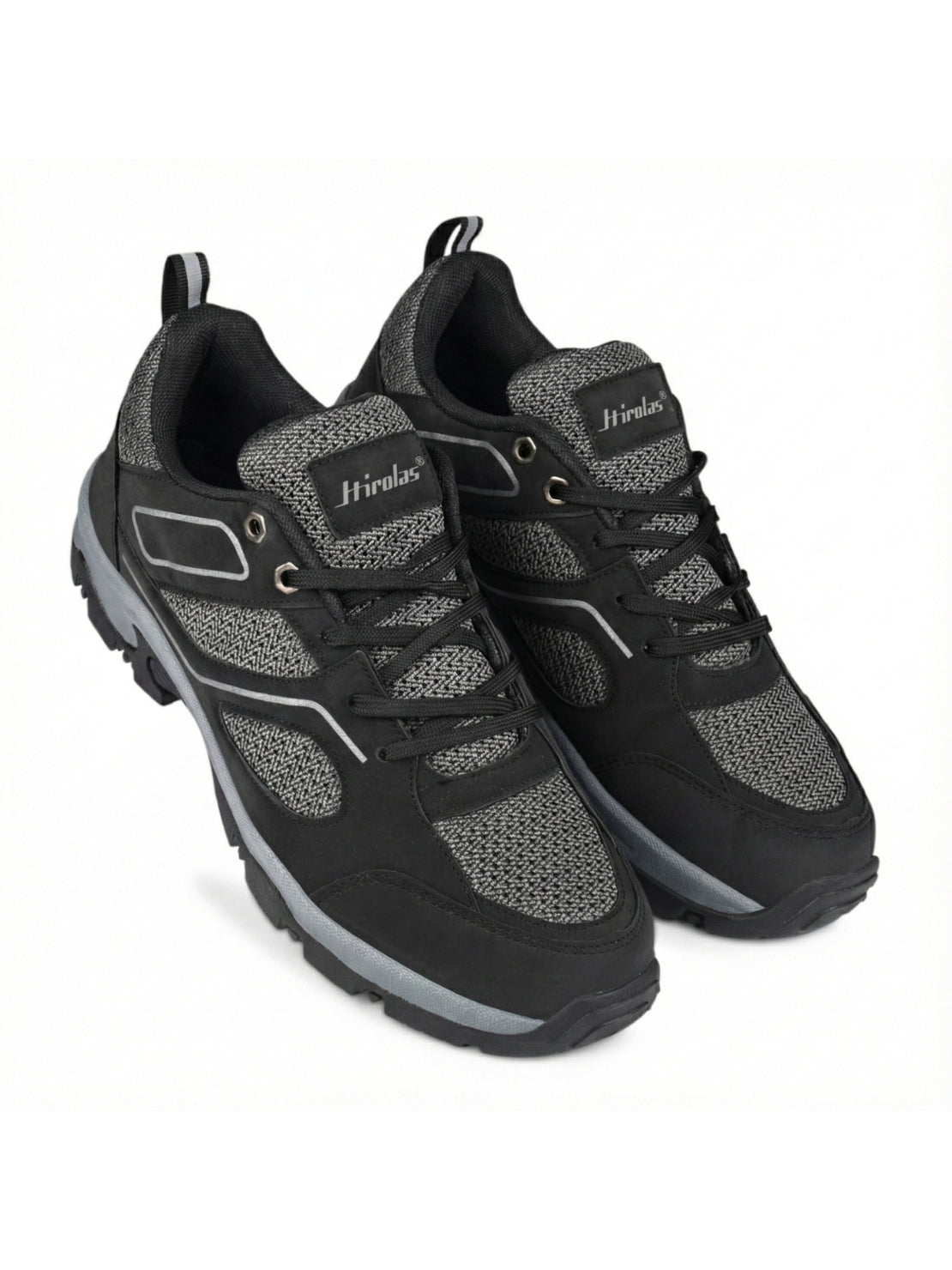 Hirolas Men Outdoor Walking & Trekking  Shoes - Black