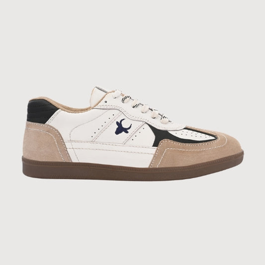 Hirolas PhoeniXX v1.0 Handmade Leather Sneaker for Men & Women's Sneaker Shoes| Retro Court Sneaker | Lifestyle Casual comfort Shoes | Beige Cream | Unisex