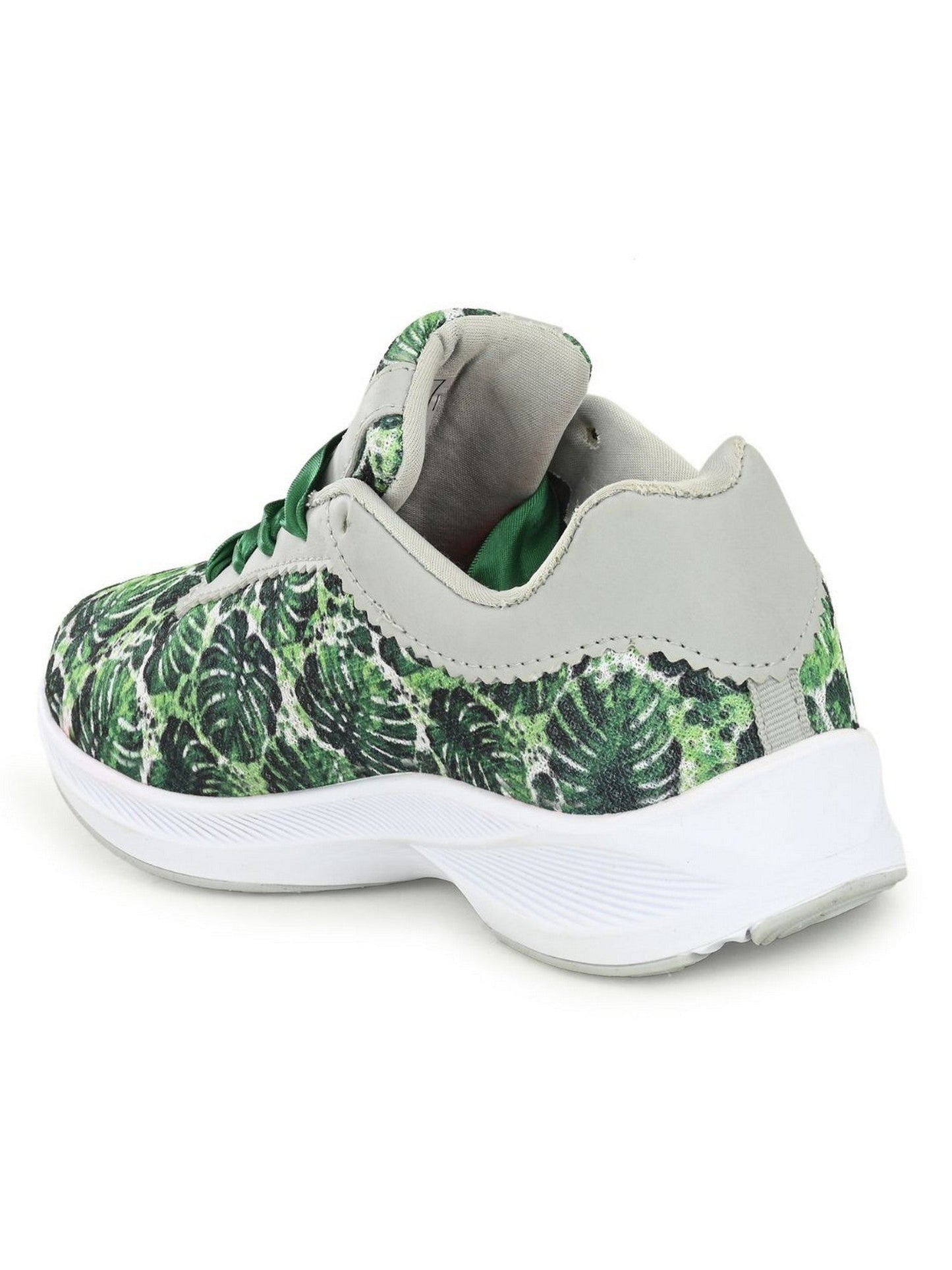 Hirolas® Women Printed Green Mesh Fitness Lace-Up Sports_Shoes (HRLWF13GRN)