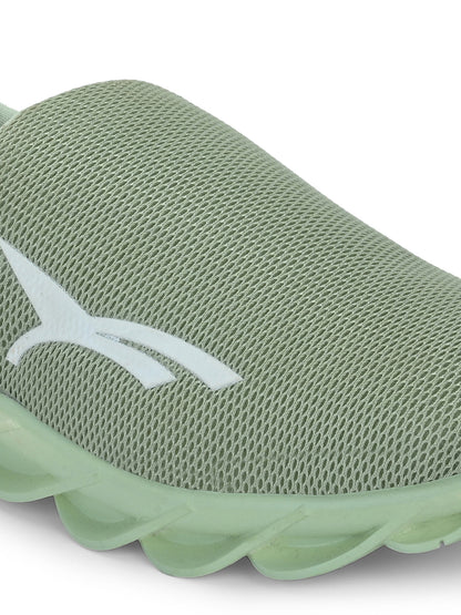 Hirolas® Women Olive Comfort Slip-On Walking Sports_Shoes (HRLWF16GRN)