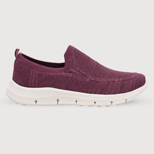 Hirolas HerEase Purple Comfort Sports Shoes for Women