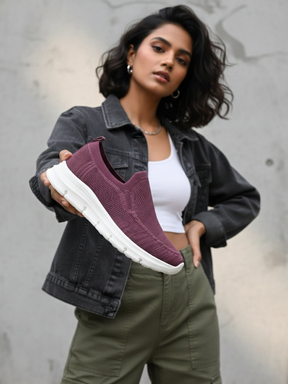 Hirolas HerEase Women’s Comfort Shoes - Mauve/Purple