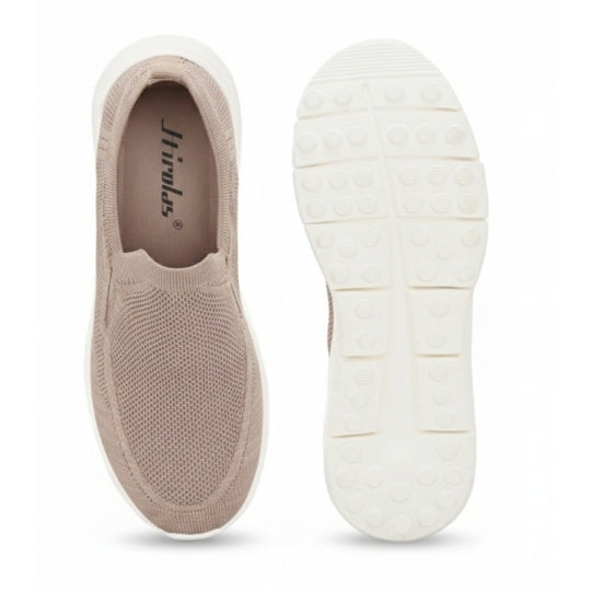 Hirolas HerEase Peach Comfort Sports Shoes for women