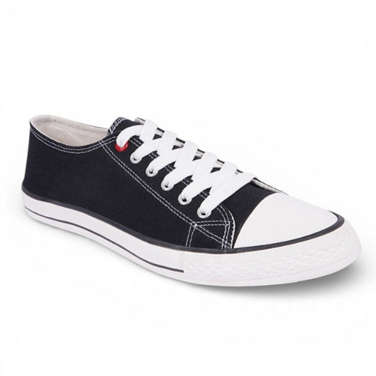 Hirolas vulcanized Skateboard Sneaker Shoes for Women - Black