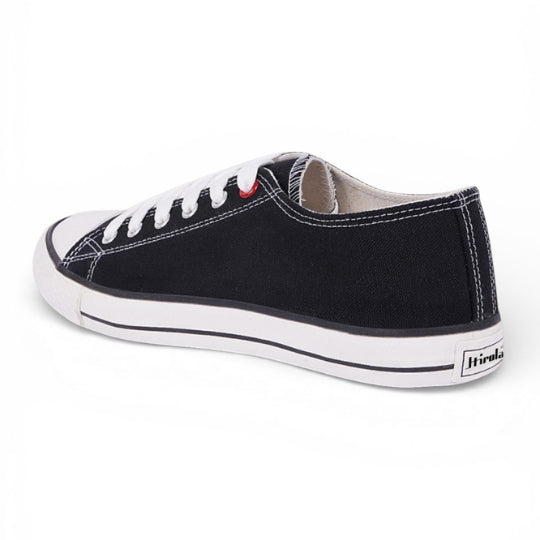 Hirolas vulcanized Skateboard Sneaker Shoes for Women - Black
