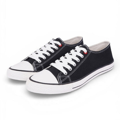 Hirolas vulcanized Skateboard Sneaker Shoes for Women - Black