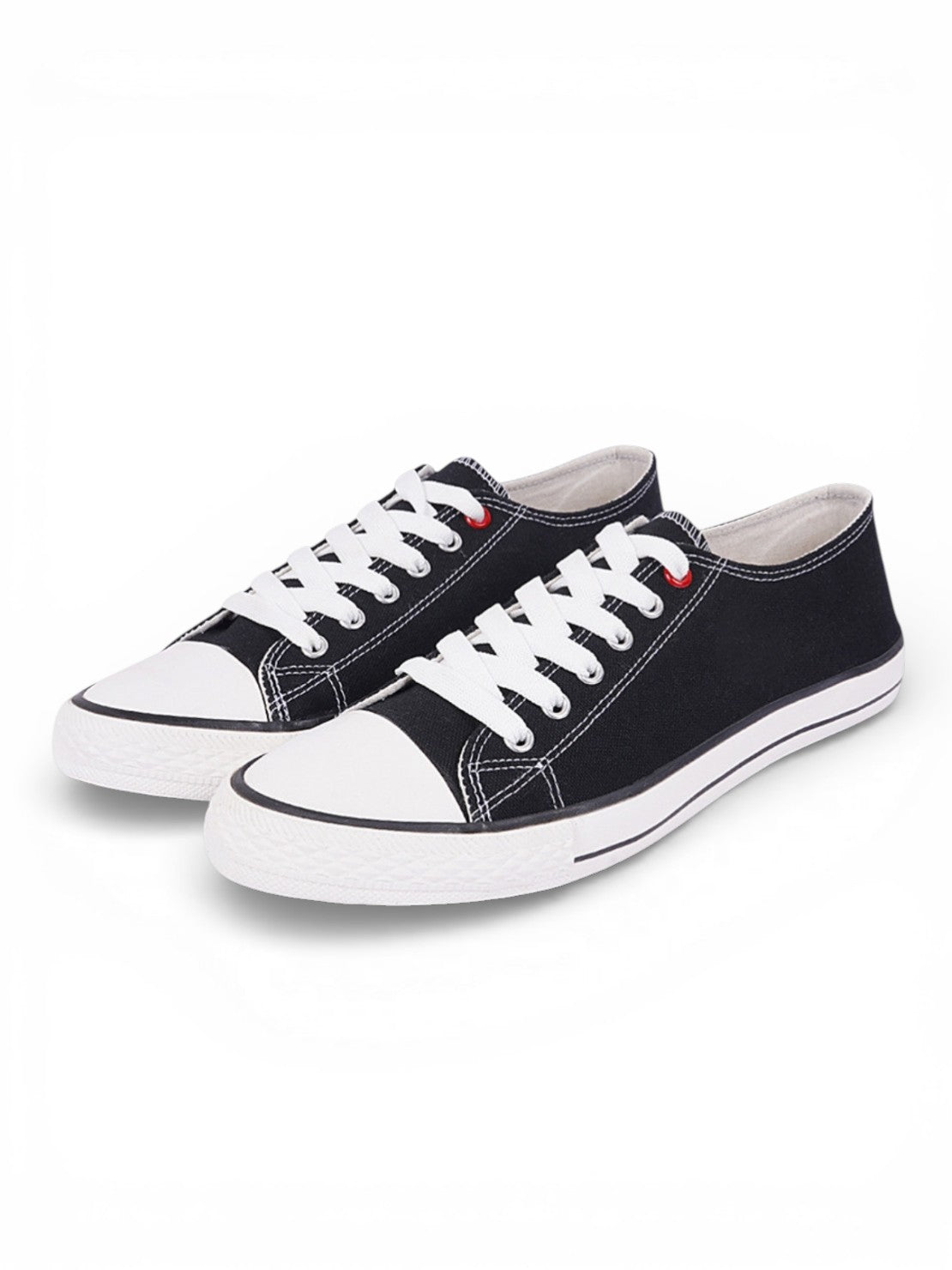 Hirolas® vulcanized Skateboard Sneaker_Shoes for Women - Black