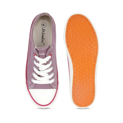 Hirolas vulcanized Skateboard Sneaker Shoes for Women - Lavender