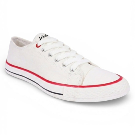 Hirolas vulcanized Skateboard Sneaker Shoes for Women - White