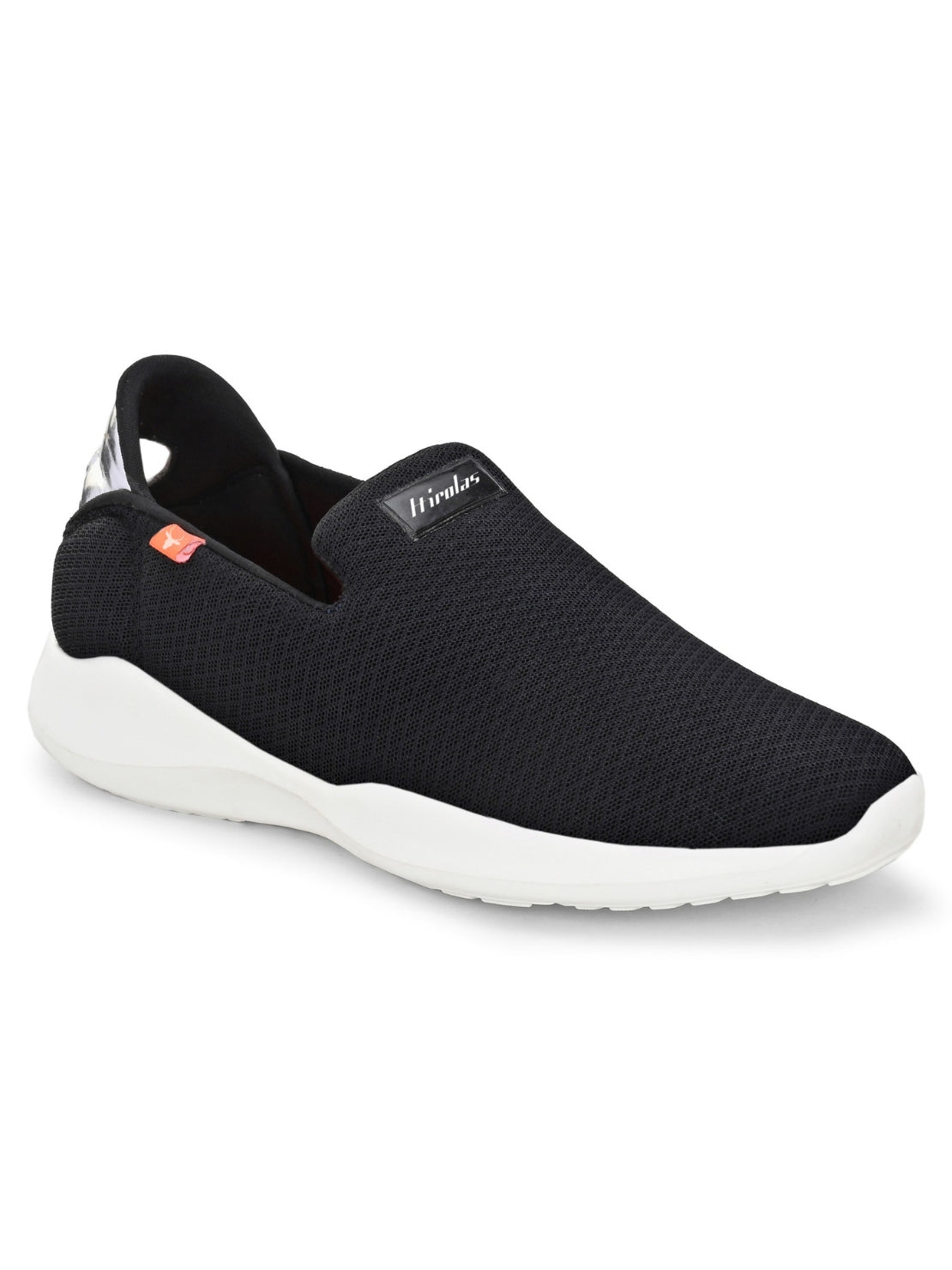 Hirolas Slip-On Blue Sports Shoes Lightweight Walking Shoes with Memory Foam Insole for women