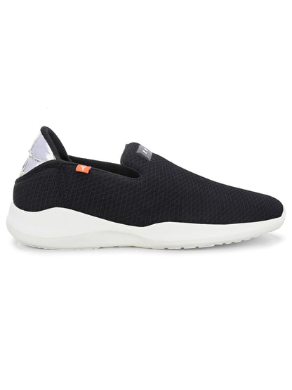 Hirolas Slip-On Blue Sports Shoes Lightweight Walking Shoes with Memory Foam Insole for women