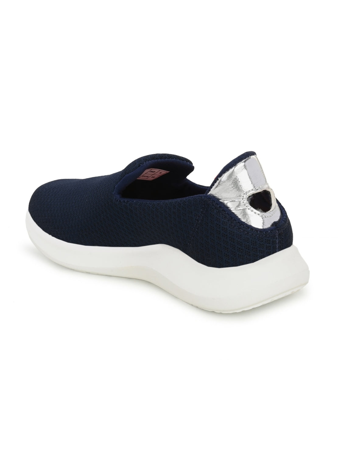 Hirolas Slip-On Blue Sports Shoes Lightweight Walking Shoes with Memory Foam Insole for women