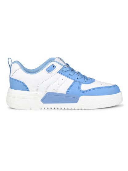 Hirolas Urbania Women Everyday Comfort Sneaker_Shoes - White/Blue