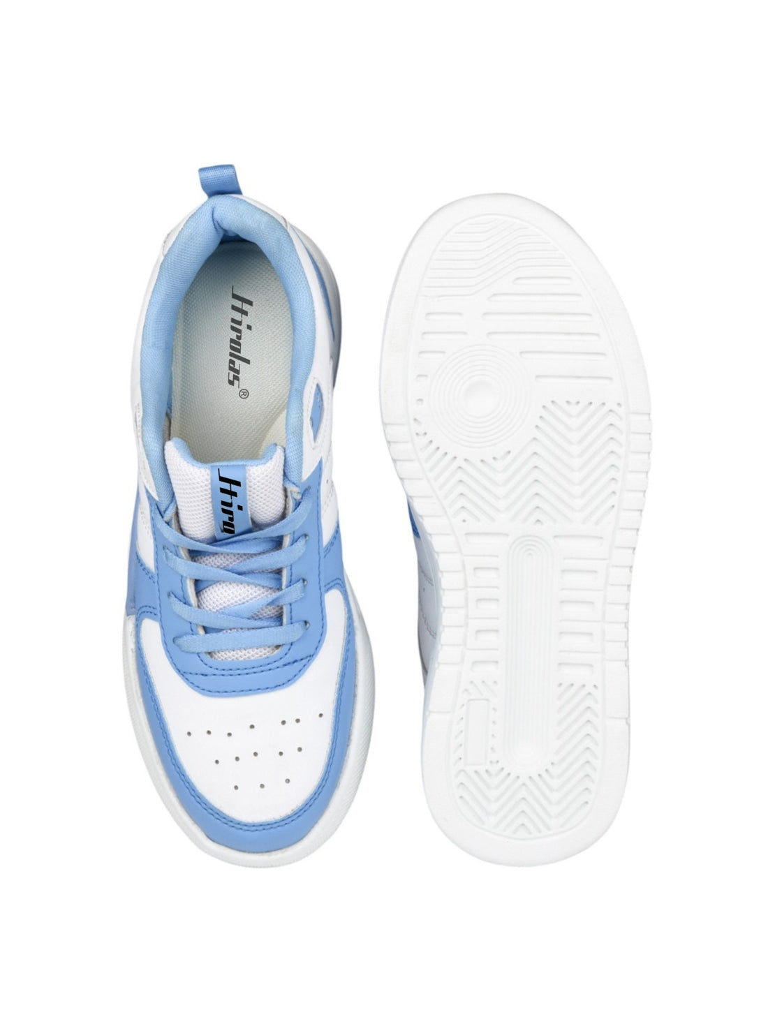 Hirolas Urbania Women Everyday Comfort Sneaker_Shoes - White/Blue