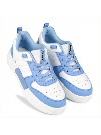 Hirolas Urbania Women Everyday Comfort Sneaker_Shoes - White/Blue