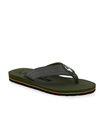Hirolas® Men's |Comfortable Ligh-Weight Slippers/ Flip-Flops HROFF33GRN