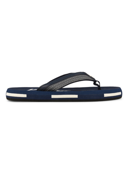 Hirolas Men’s Blue EVA Flip Flops Lightweight Casual Slippers for Daily & Beach Wear -HROFF36BLU