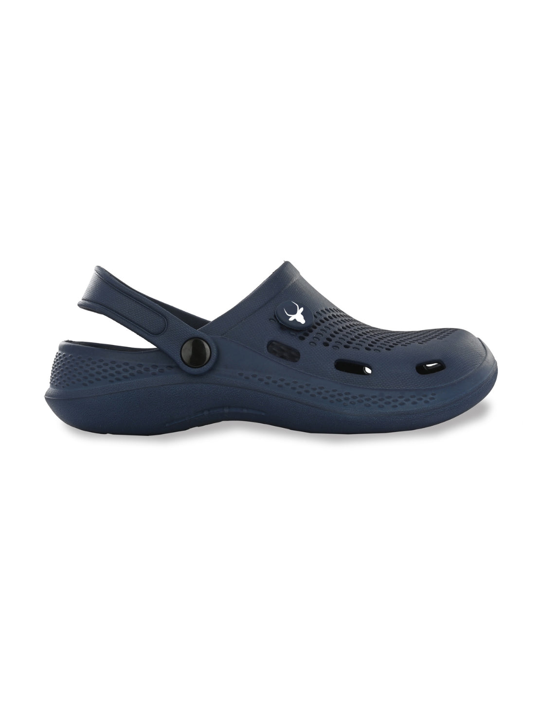 Hirolas Men's Blue Cushioned Fluffy Comfortable Slider Clogs (HROMCL06BLU)