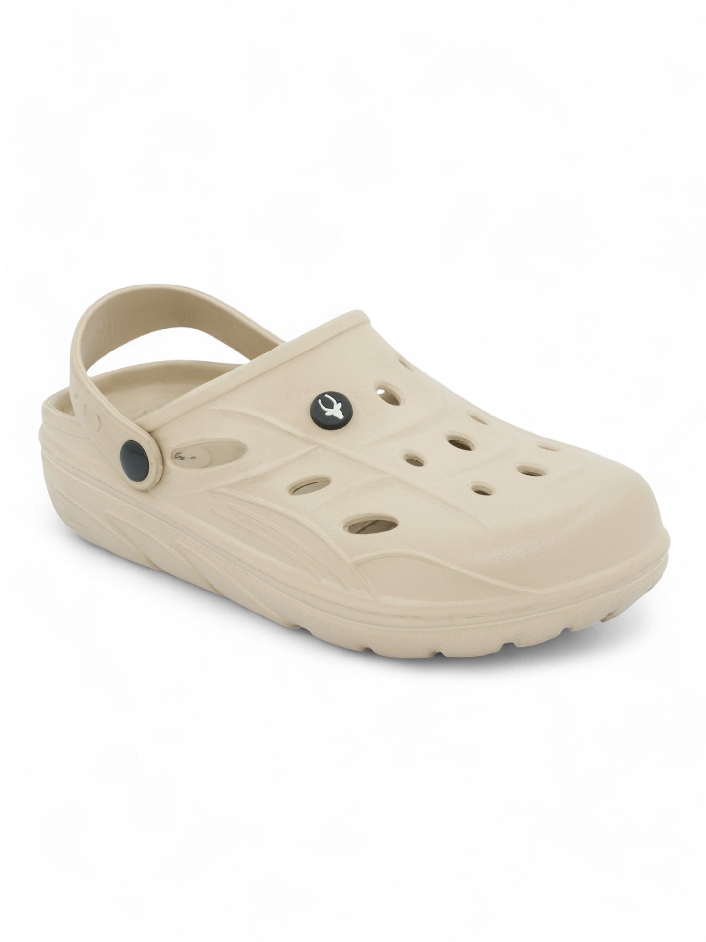 Hirolas® Men’s Cushioned Fluffy Ultra-Comfort Clogs Sliders - Beige HROMCL08BGE