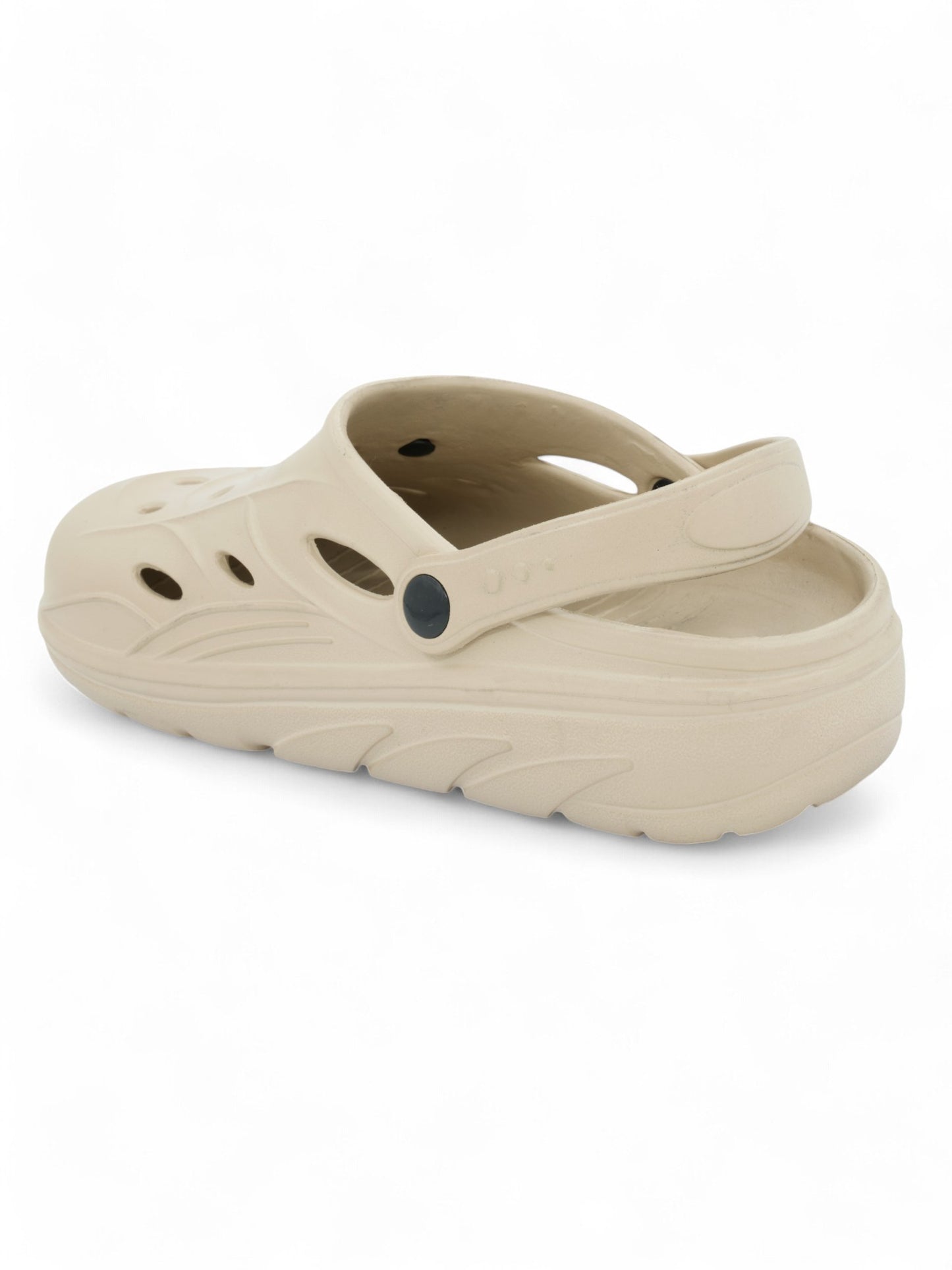 Hirolas® Men’s Cushioned Fluffy Ultra-Comfort Clogs Sliders - Beige HROMCL08BGE