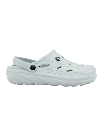 Hirolas® Men’s Cushioned Fluffy Ultra-Comfort Clogs Sliders - Light Grey HROMCL08LGRY