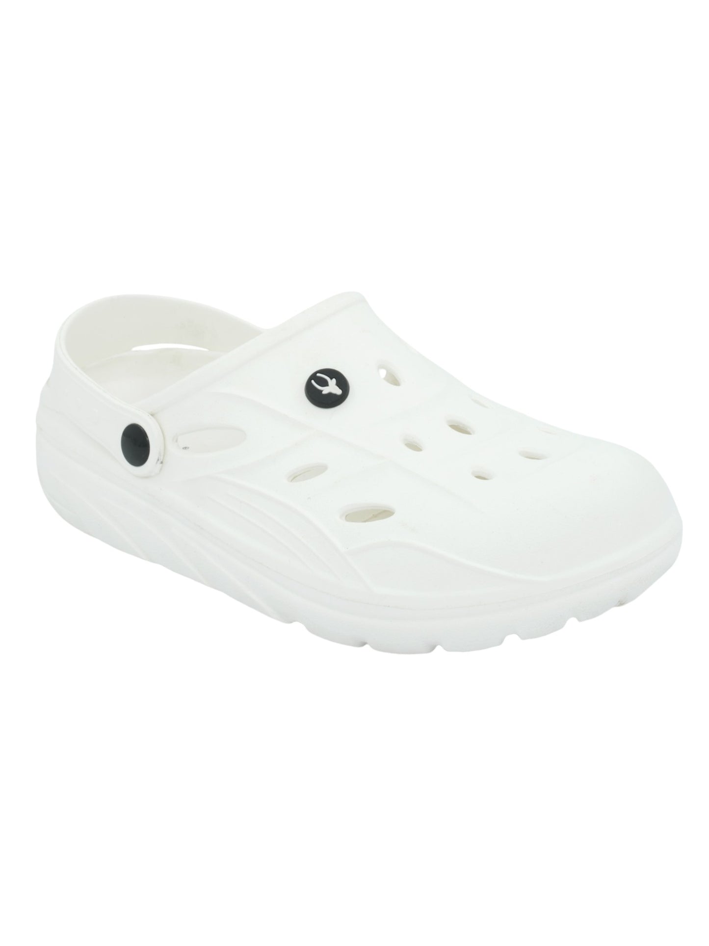 Hirolas® Men’s Cushioned Fluffy Ultra-Comfort Clogs Sliders - White HROMCL08WHT