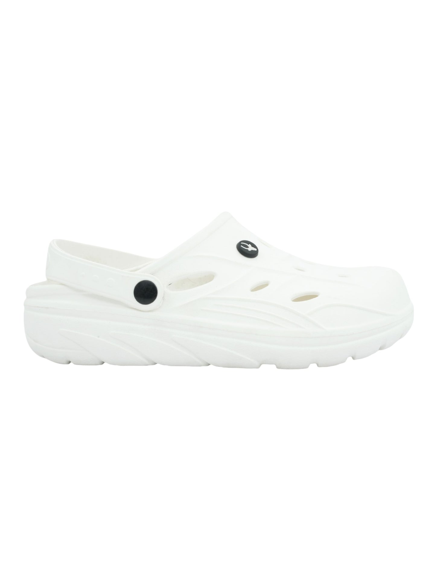 Hirolas® Men’s Cushioned Fluffy Ultra-Comfort Clogs Sliders - White HROMCL08WHT