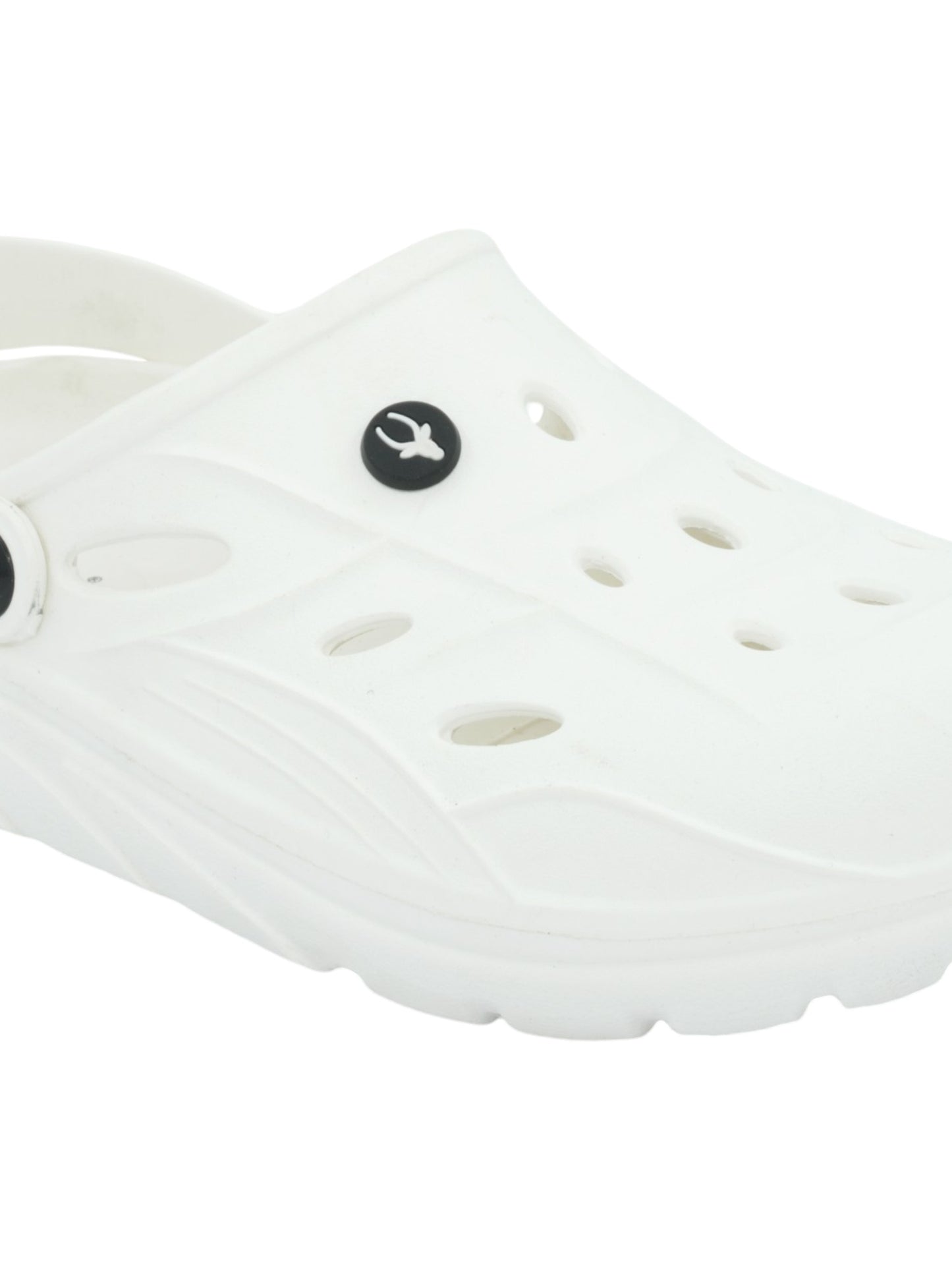 Hirolas® Men’s Cushioned Fluffy Ultra-Comfort Clogs Sliders - White HROMCL08WHT