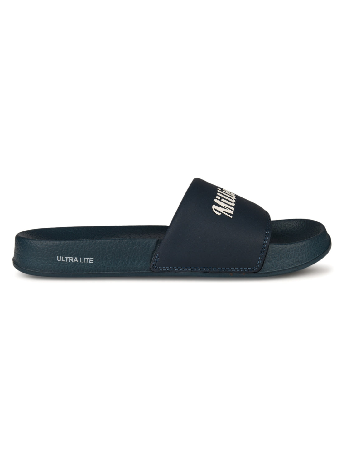 Hirolas CloudStep Blue Slides for Men's | Lightweight EVA Sole | Cushioned Comfort | Indoor Outdoor Slippers