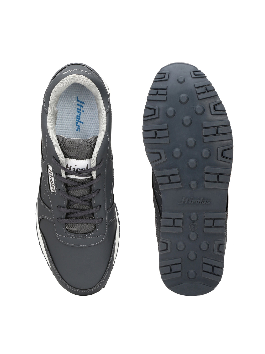 Hirolas® Men's Grey Multisports Lace Up Sneaker Sport Shoes (HRL1801G)