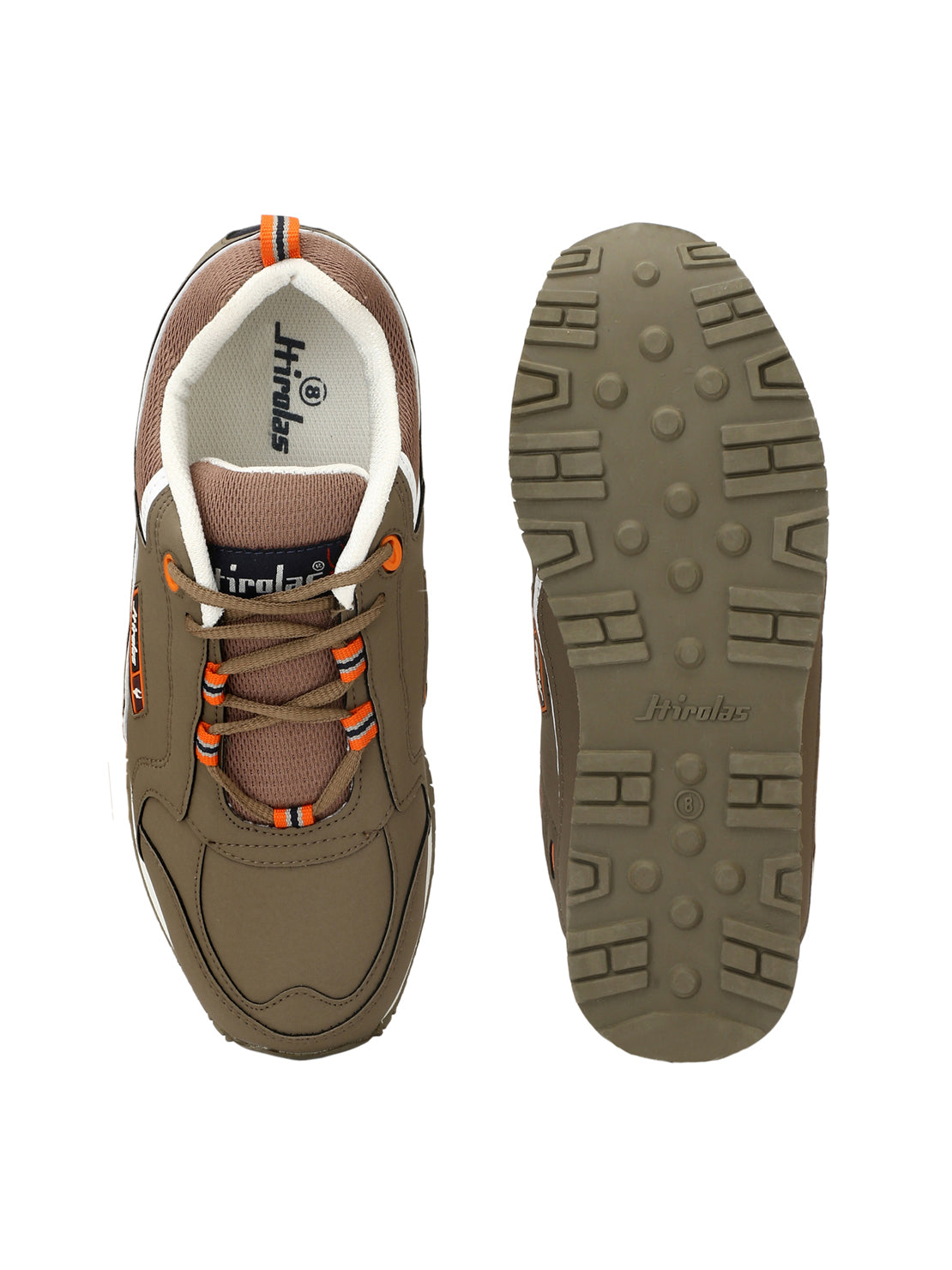 Hirolas® Men's White Multisports Lace Up Sneaker Sport Shoes (HRL1841C)