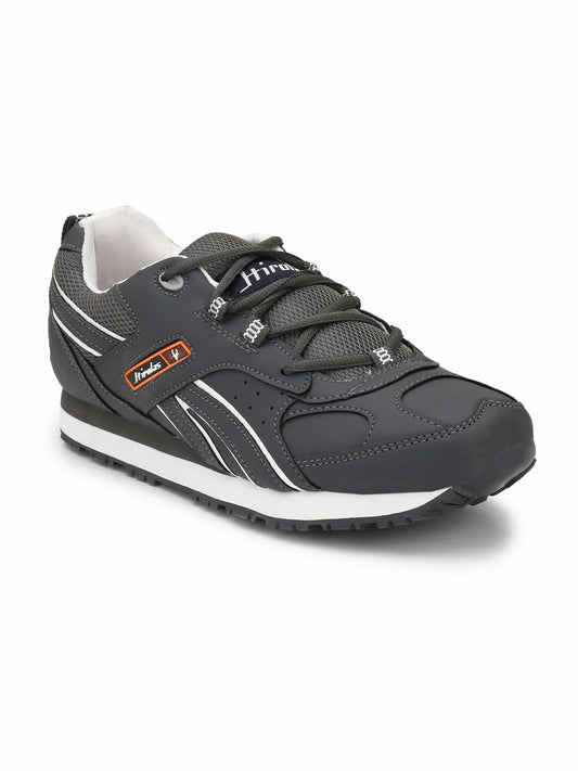 Hirolas® Men's Grey Multisports Lace Up Sneaker Sport Shoes (HRL1844G)