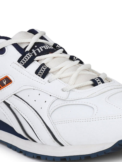 Hirolas® Men's White Multisports Lace Up Sneaker Sport Shoes (HRL1844W)