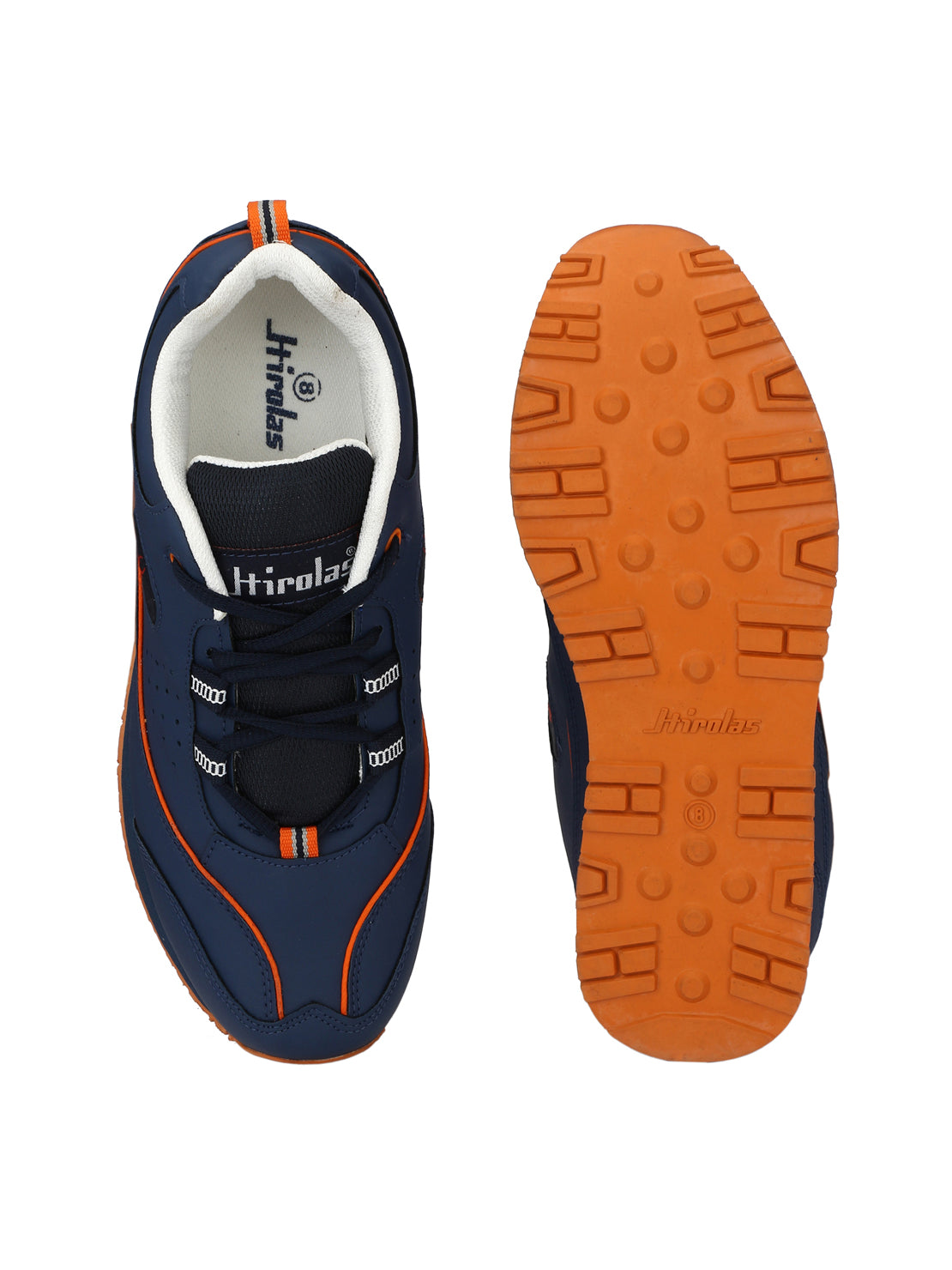Hirolas® Men's White Multisports Lace Up Sneaker Sport Shoes (HRL1887B)