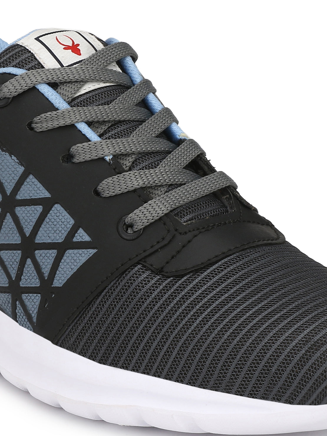 Hirolas® Men's Grey Running Lace Up Sport Shoes (HRL1929GRS)