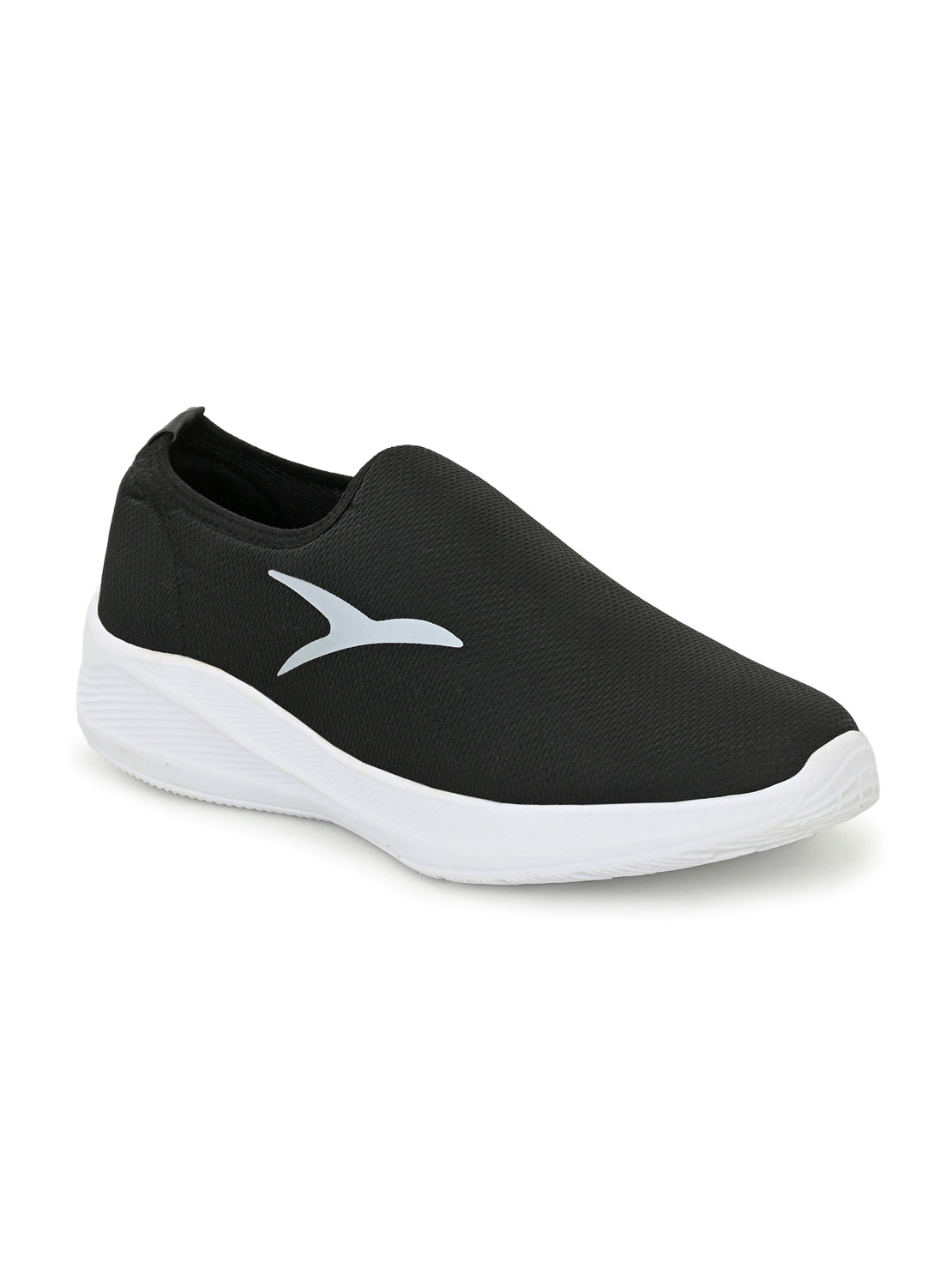 Hirolas® Men's Black Mesh Walking Sport Shoes (HRL2028BLK)