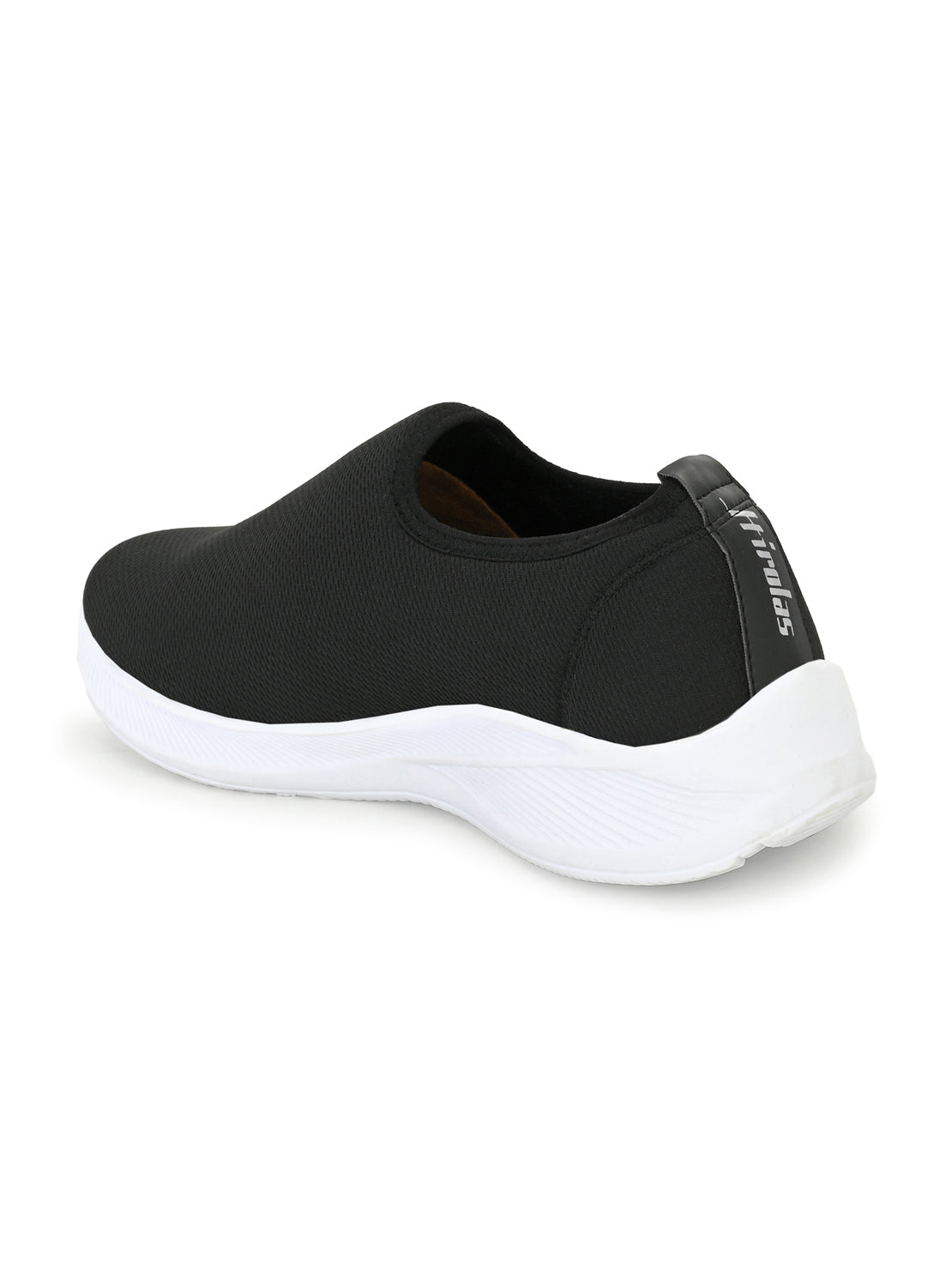 Hirolas® Men's Black Slip On Walking Sport Shoes (HRL1933BLK)