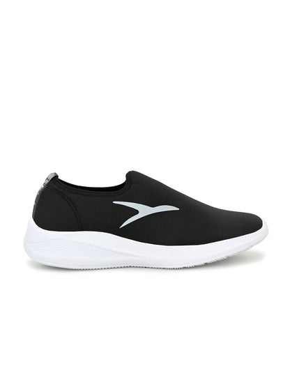 Hirolas® Men's Black Mesh Walking Sport Shoes (HRL2028BLK)