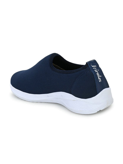 Hirolas® Men's Black Slip On Walking Sport Shoes (HRL1933BLU)