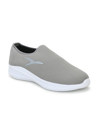 Hirolas® Men's Grey Mesh Walking Sport Shoes (HRL2028GRY)