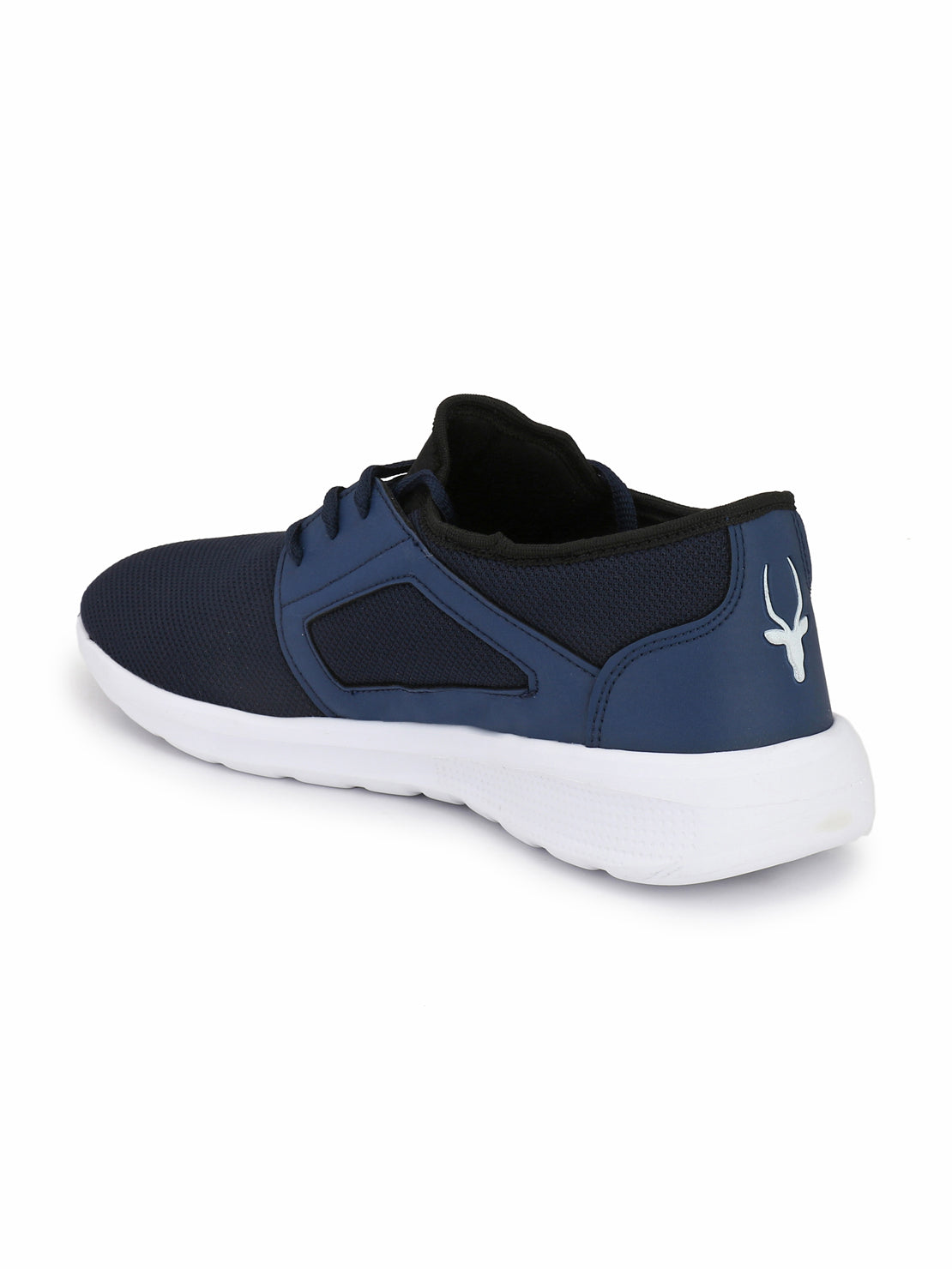 Hirolas® Men's Jezz Blue Lace Up Athleisure Sport Shoes (HRL1951CBU)