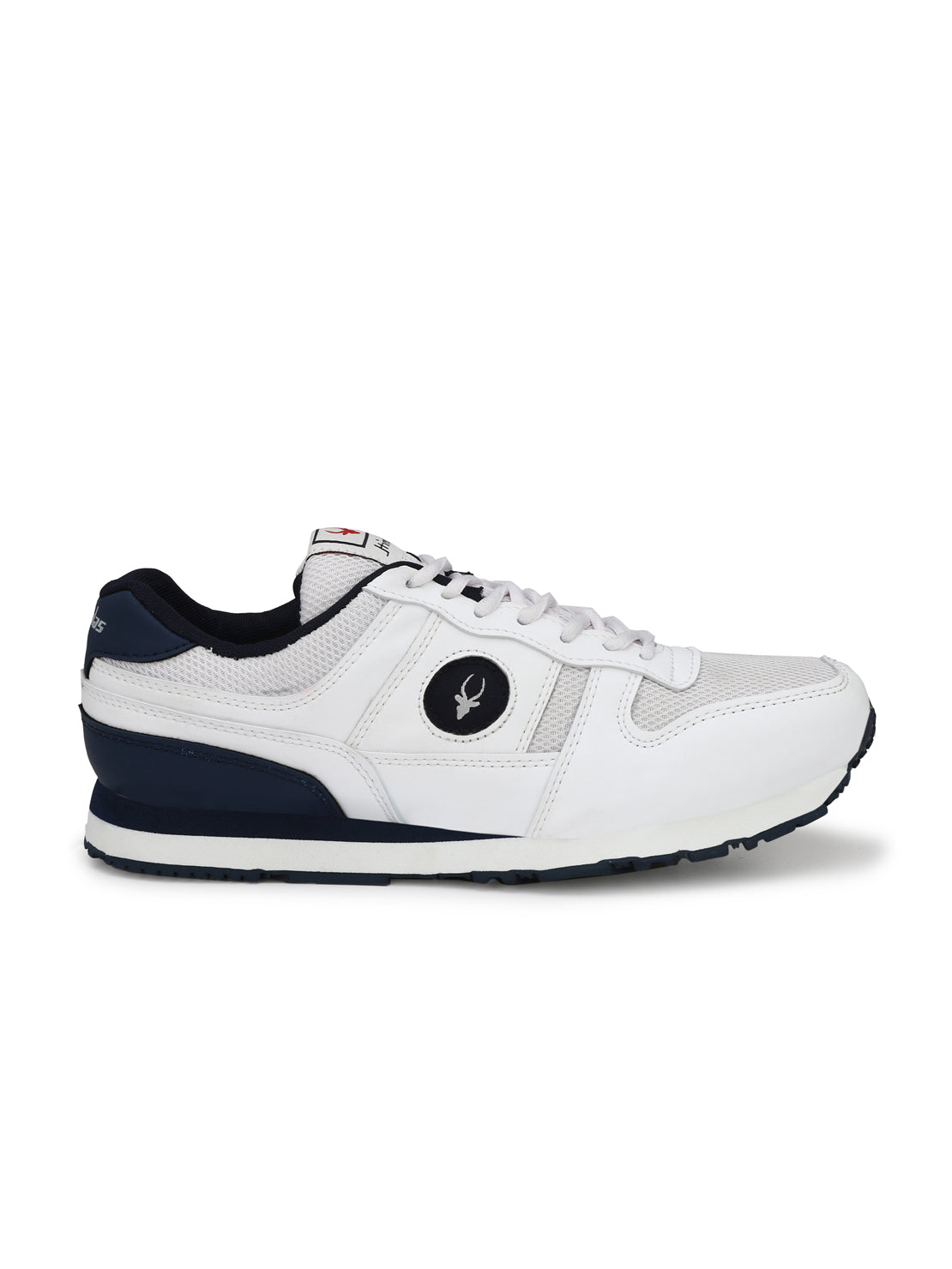 Hirolas® Men's White/Blue Multisports Lace Up Sneaker Sport Shoes (HRL1954WTB)
