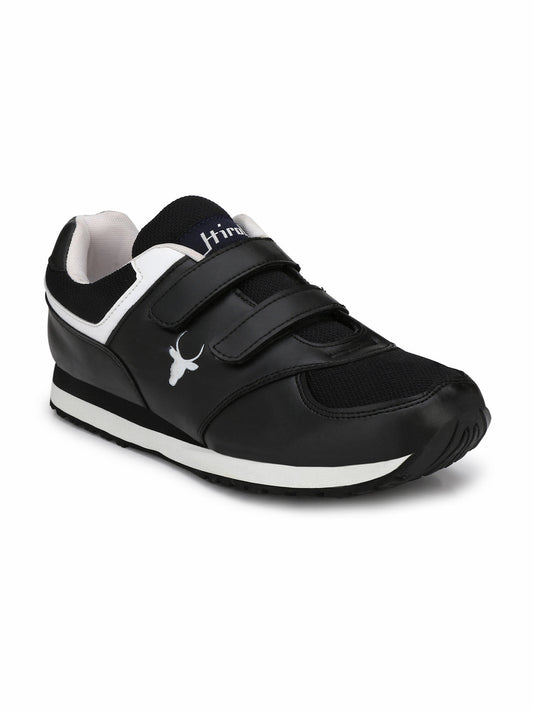 Hirolas® Men's Blue Multisports Velcro Sneaker Sport Shoes (HRL1961BLK)
