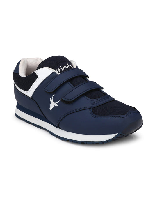 Hirolas® Men's Blue Multisports Velcro Sneaker Sport Shoes (HRL1961BLU)