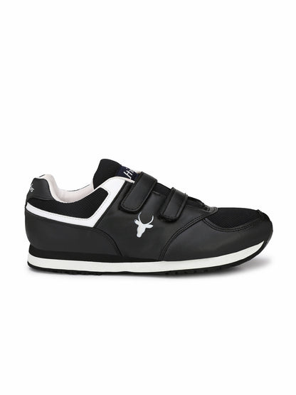 Hirolas® Men's Blue Multisports Velcro Sneaker Sport Shoes (HRL1961BLK)