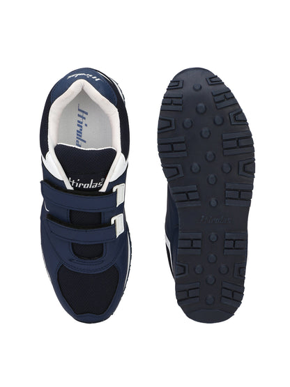 Hirolas® Men's Blue Multisports Velcro Sneaker Sport Shoes (HRL1961BLU)
