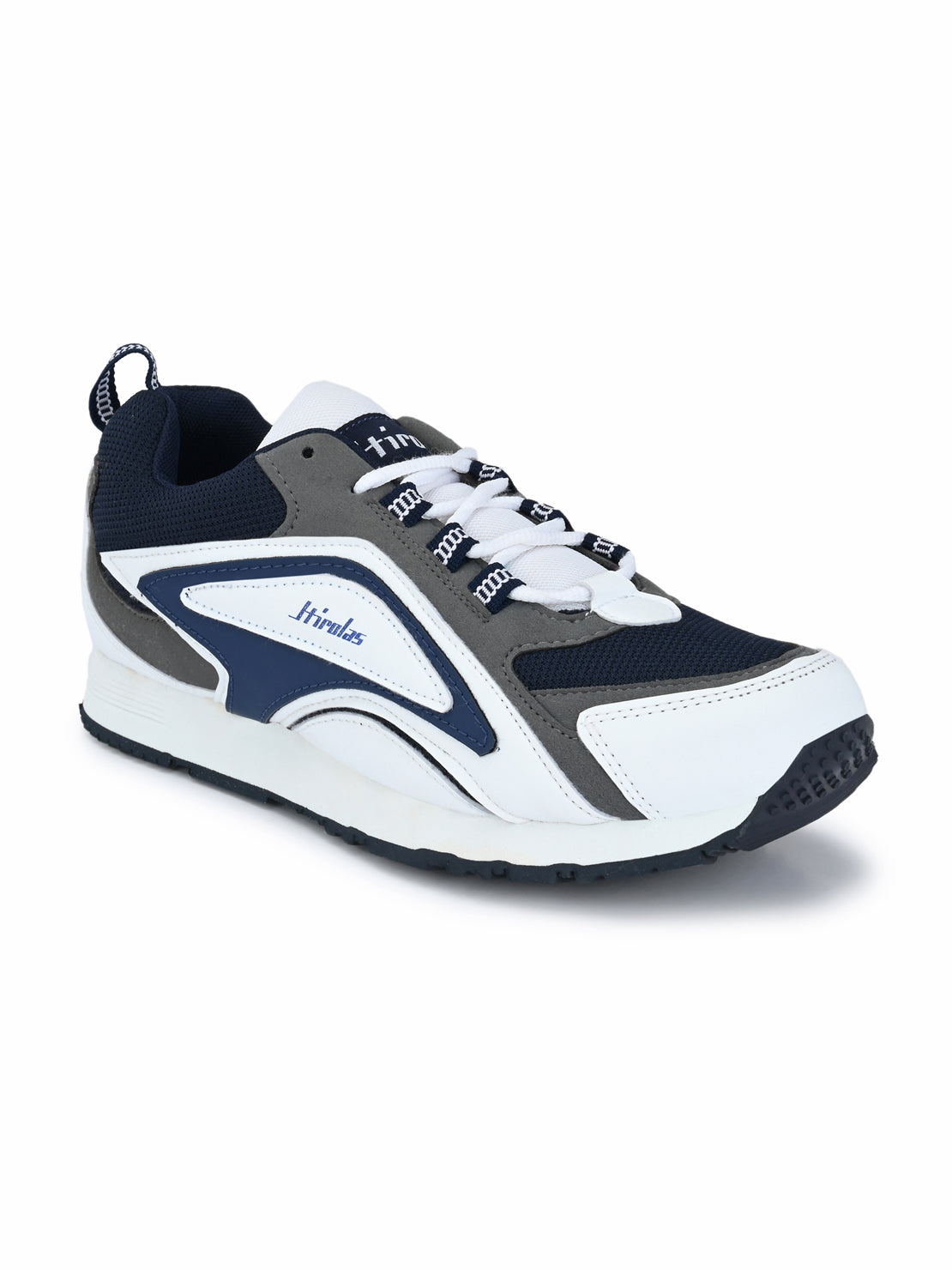 Hirolas® Men's White/Blue Multisports Lace Up Sneaker Sport Shoes (HRL1971URO)